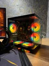 AMD Ryzen 5 5600G, 16GB RAM, 256GB SSD – ASUS TUF 24" 180Hz IPS Pivot Monitör Dahil Toplama PC – fotoğraf 3