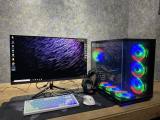 RX 580 2048SP Ekran Kartlı i5-7500 Oyun Bilgisayarı – 27 İnç Monitör Sette – fotoğraf 2