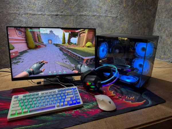 Ryzen 5 5600G Oyun Bilgisayarı – 16 GB RAM, 25" 200Hz Monitörlü Full Set