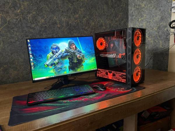 Ryzen 5 1500X, GTX 1060 3GB, 16GB RAM – 24" 180Hz Monitör Dahil Gaming Set