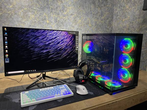 RX 580 2048SP Ekran Kartlı i5-7500 Oyun Bilgisayarı – 27 İnç Monitör Sette